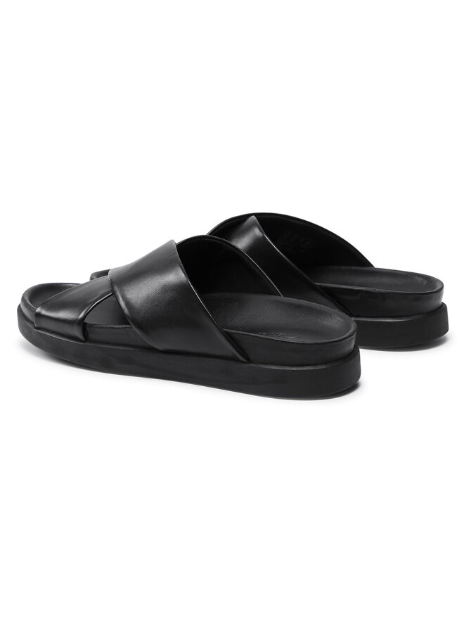 Clarks Шльопанці Clarks Sunder Cross 261479787 Чорний