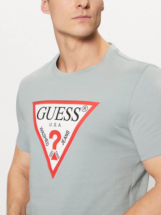 Guess Guess Camiseta M2YI71 I3Z14 Gris Slim Fit