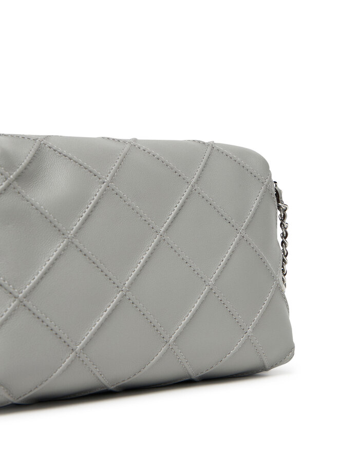 Tory Burch Дамска чанта Tory Burch Fleming Small 169226 Сив
