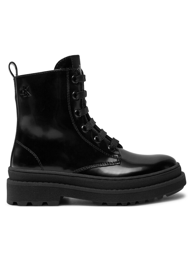 Calvin Klein Jeans Schnürstiefeletten Calvin Klein Jeans Lace-Up Bootie V4A5-81031-1453 M Schwarz