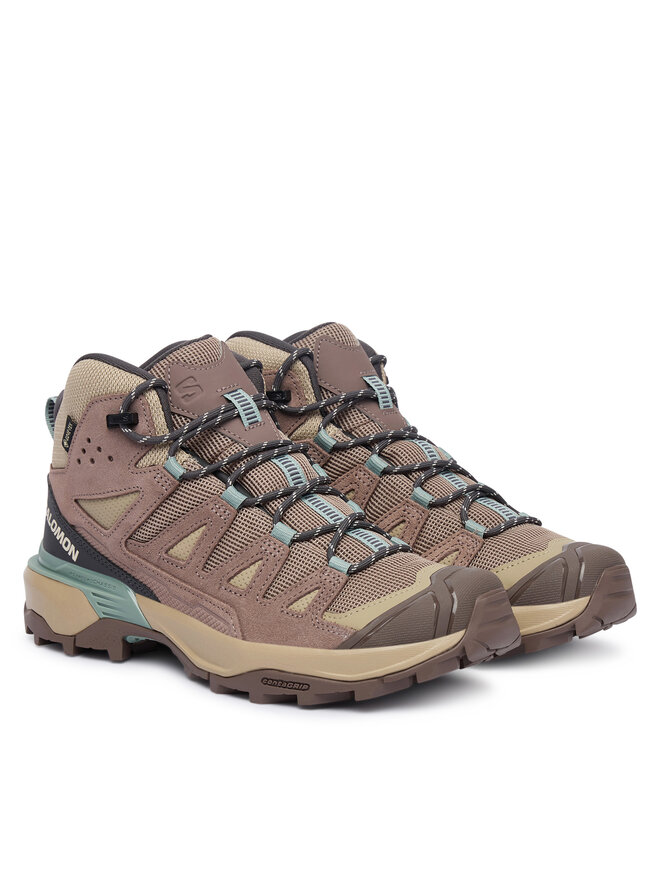 Salomon Trekkingschuhe Salomon X Ultra 360 Ltr Mid Gtx W L49158400 Khakifarben