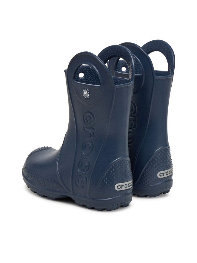 Crocs Cizme de cauciuc Crocs Handle It Rain Boot K 211052 Bleumarin