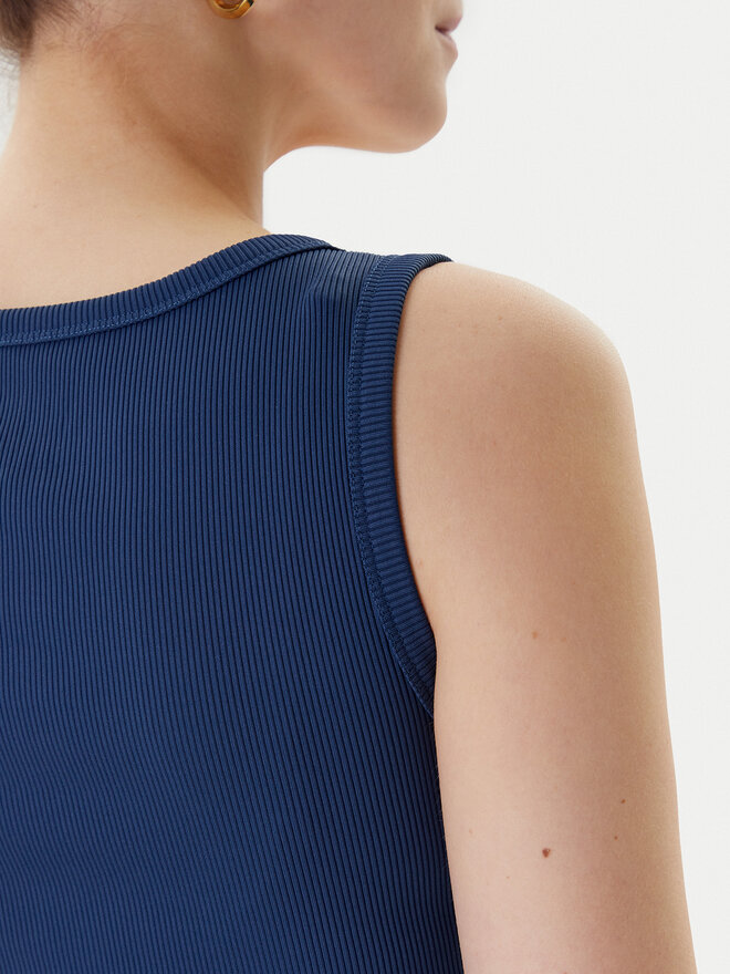 Guess Guess Top W5YP00 KCXJ2 Dunkelblau Classic Fit