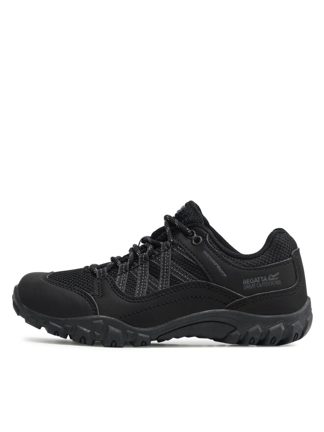 Regatta Trekkingschuhe Regatta Edgepoint Jnr RKF623 Schwarz