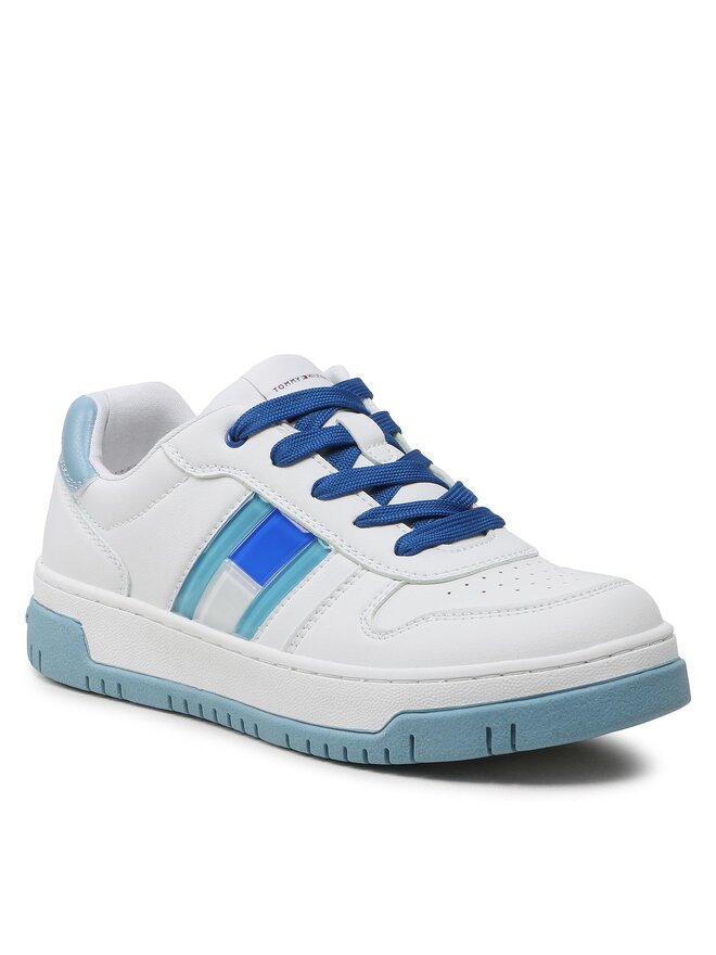 Tommy Hilfiger Αθλητικά Tommy Hilfiger Flag Low Cut Lace-Up Sneaker T3X9-32869-1355 S Λευκό