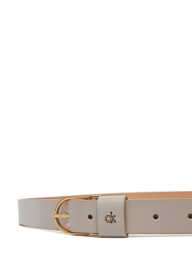 Calvin Klein Жіночий ремінь Calvin Klein Ck Metal Loop Round Buckle 25Mm LV04F7039G Коричневий
