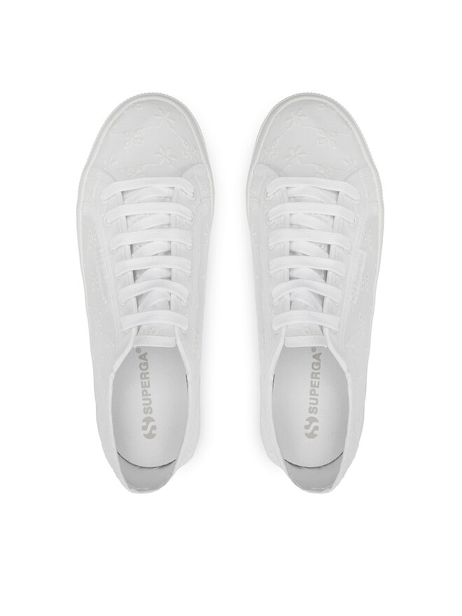 Superga Sneakers aus Stoff Superga Flower Sangallo 2740 S2148KW Weiß