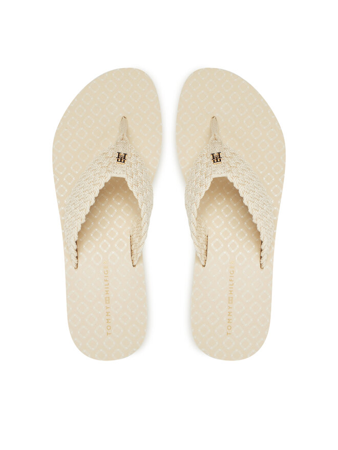 Tommy Hilfiger Zehentrenner Tommy Hilfiger FW0FW08737 Beige