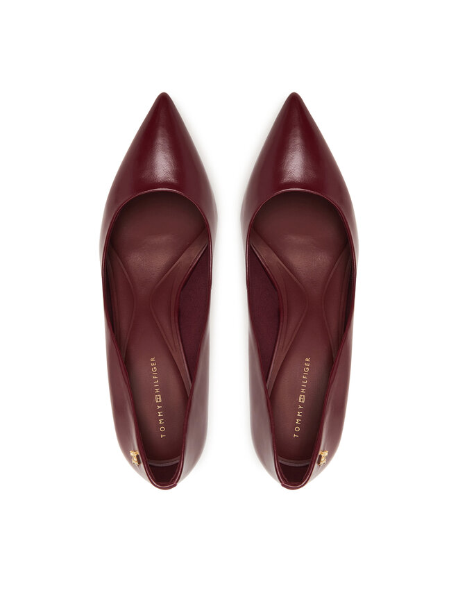 Tommy Hilfiger High Heels Tommy Hilfiger Essential Pointed Pump FW0FW09362 Dunkelrot