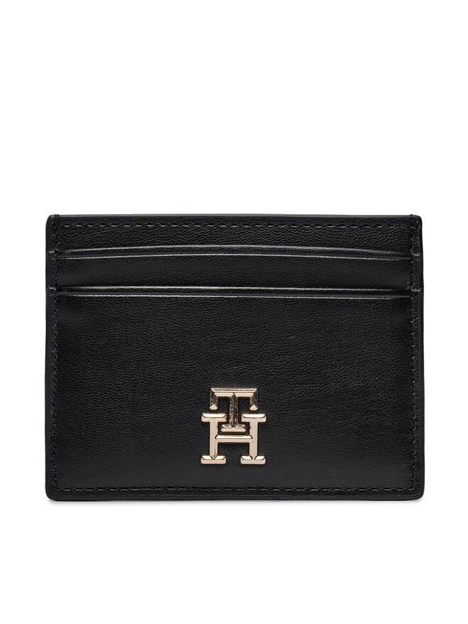 Tommy Hilfiger Etui na karty kredytowe Tommy Hilfiger Th Central Cc And Coin Czarny