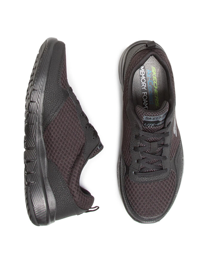Снікерcи Skechers Flex Advantage 3.0 52954 Чорний | evzuttya.com.ua