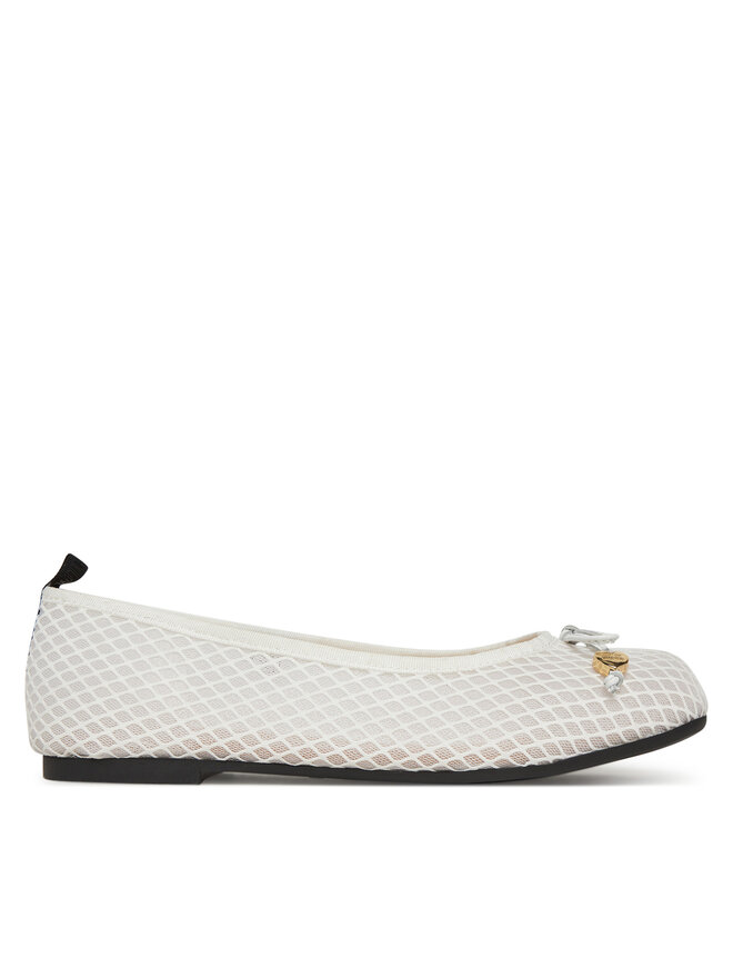 LOVE MOSCHINO Baleriny LOVE MOSCHINO JA11051G0MIQ0100 Biały