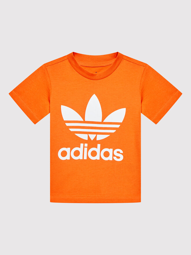 adidas adidas Póló Trefoil HK7514 Narancssárga Regular Fit