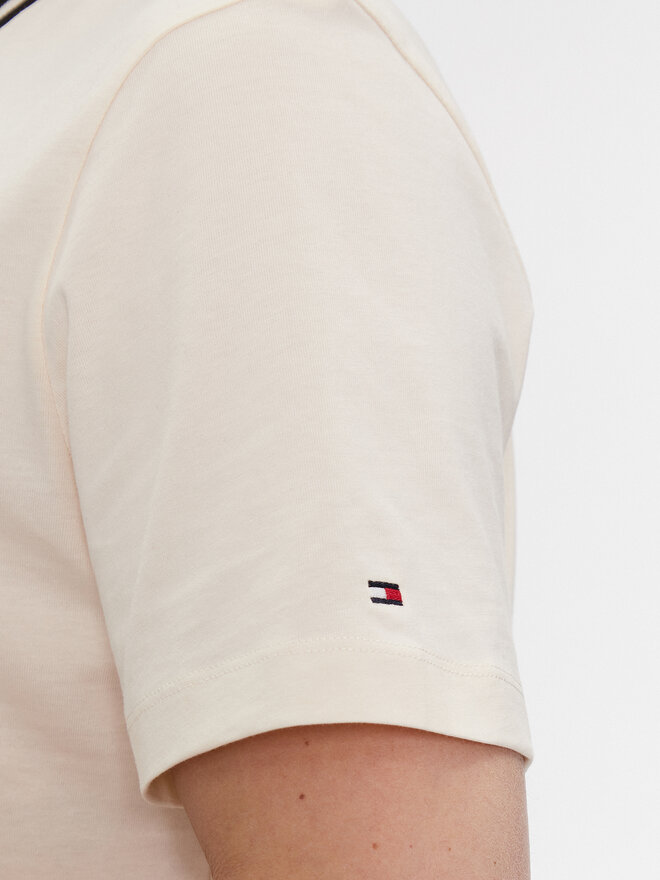 Tommy Hilfiger Tommy Hilfiger Marškinėliai Laurel MW0MW33681 Smėlio Regular Fit