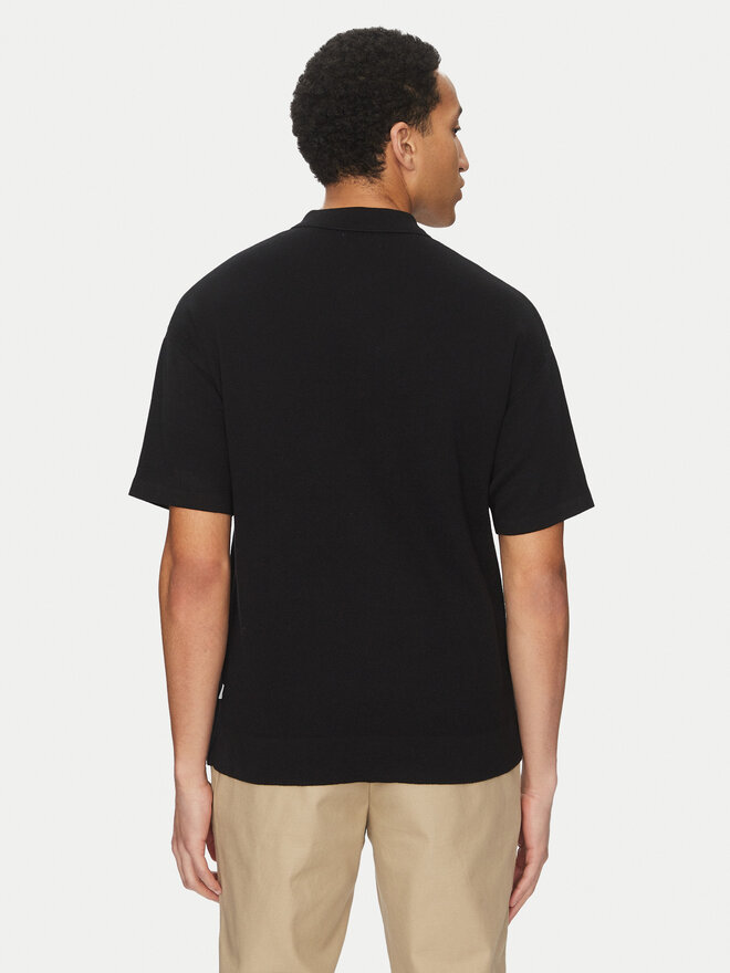 Jack&Jones Jack&Jones Poloshirt Troy 12269617 Schwarz Relaxed Fit
