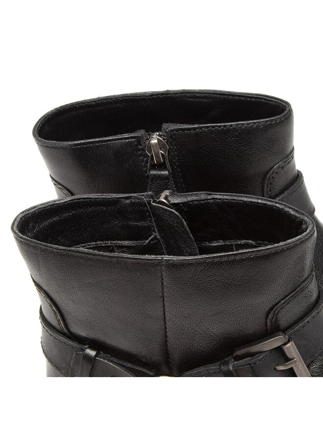 Geox Botine Geox D Catria G D26LQG 0TC43 C9999 Negru