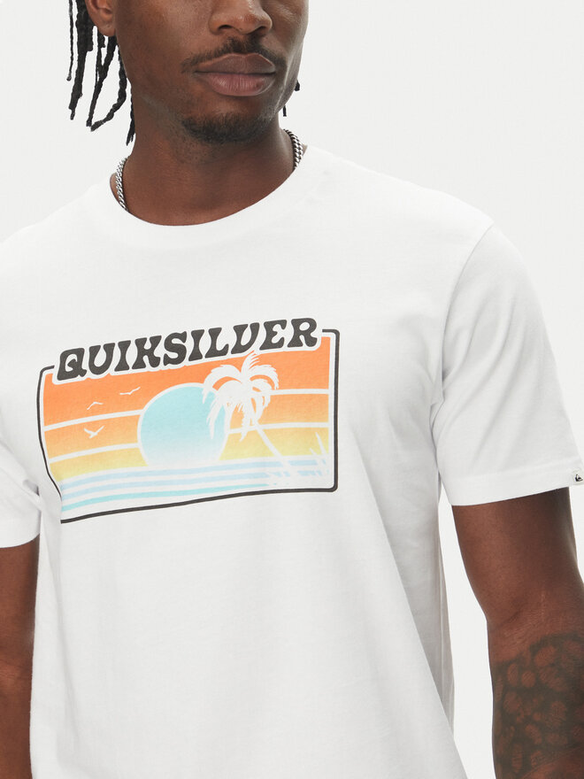 Quiksilver Quiksilver T-Shirt EQYZT08065 Weiß Regular Fit