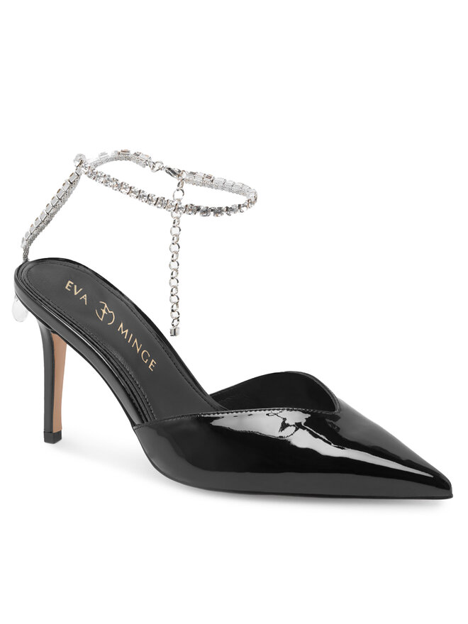 Eva Minge Sandale Eva Minge Florencia-323-101-2 Negru