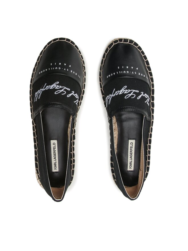 KARL LAGERFELD Espadrile KARL LAGERFELD KL80123 Negru