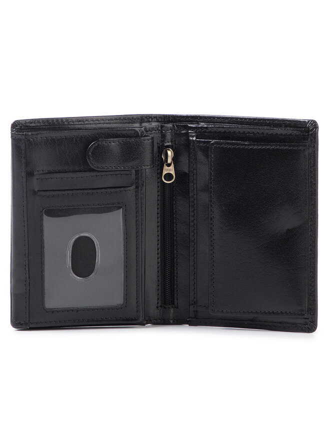 Peterson Cartera grande para hombre Peterson 324-02-01-01 Negro
