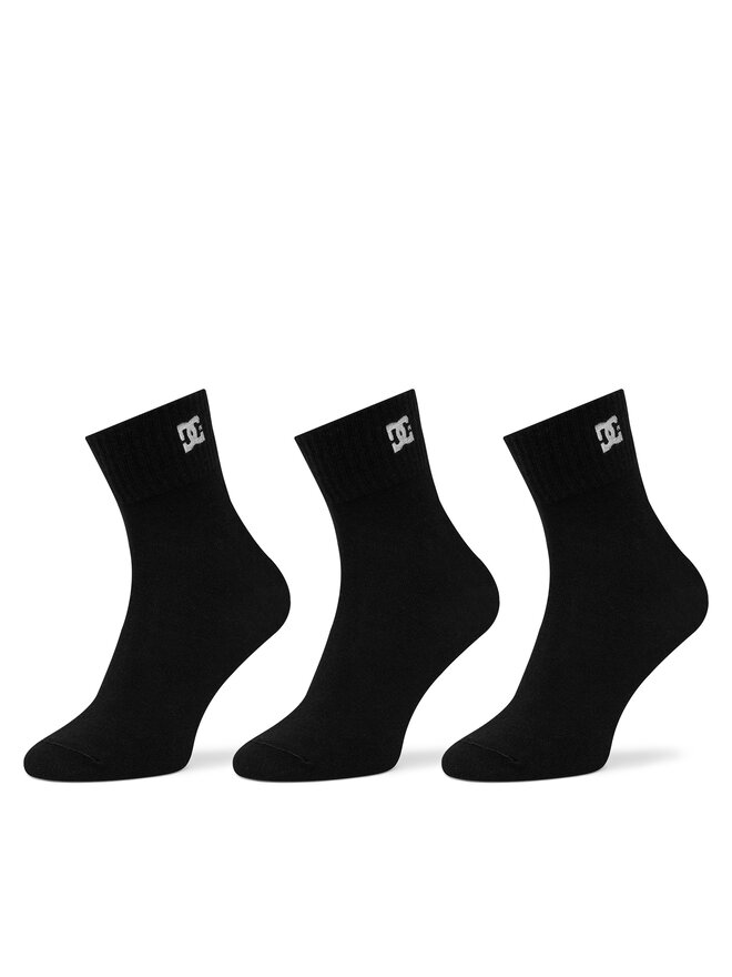 DC Zoknik DC AS_DC_01Z_SS25 (3-PACK) Fekete