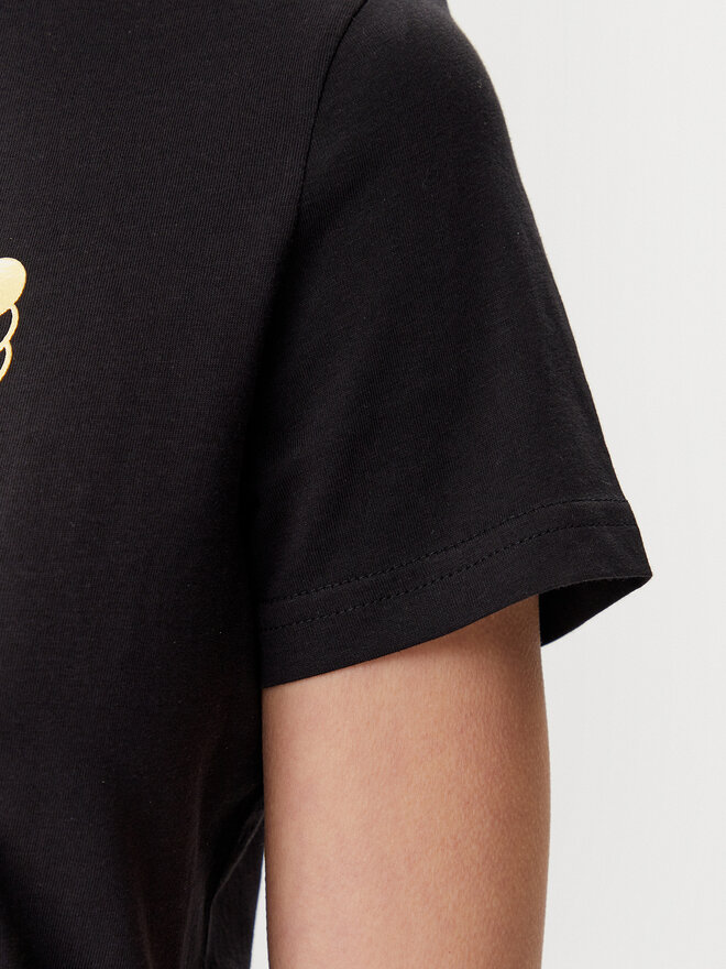 Puma Puma T-Shirt Essentials Metallic 684995 Μαύρο Regular Fit