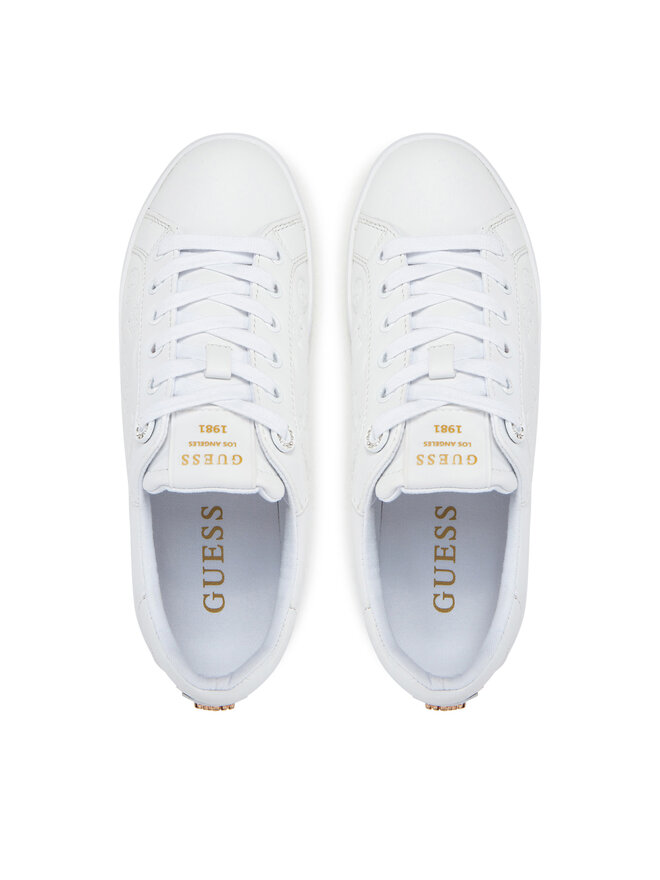Guess Снікерcи Guess FLJRON FAL12 Білий
