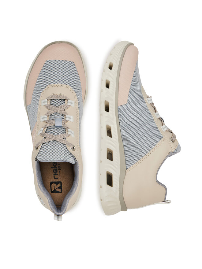 Rieker Sneakersy Rieker M6006-90 Béžová