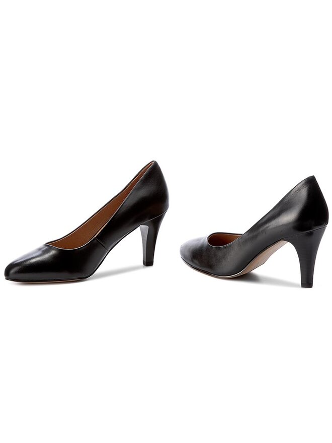 Scarpe Décolleté Donna CAPRICE - Tacco A Blocco 55 Mm, Pelle, Larghezza G, Con Memory Foam Per Massimo Comfort