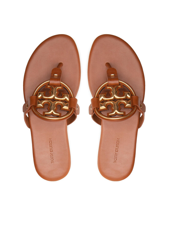 Tory Burch Japonki Tory Burch Miller 136593 Brązowy