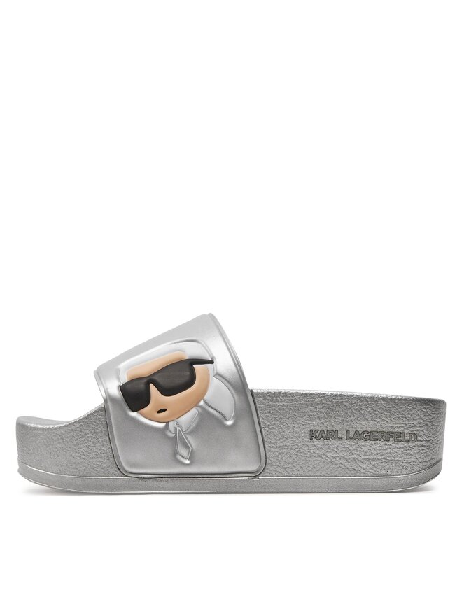 KARL LAGERFELD Şlapi KARL LAGERFELD KL80805N Argintiu
