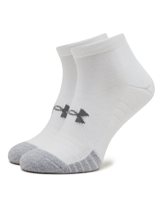 Under Armour Σετ 3 ζευγάρια κοντές κάλτσες unisex Under Armour Heatgear Lo Cut Sock 1346753-100 Λευκό