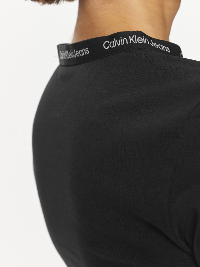 Calvin Klein Jeans Calvin Klein Jeans Marškinėliai Logo J20J223093 Juoda Slim Fit