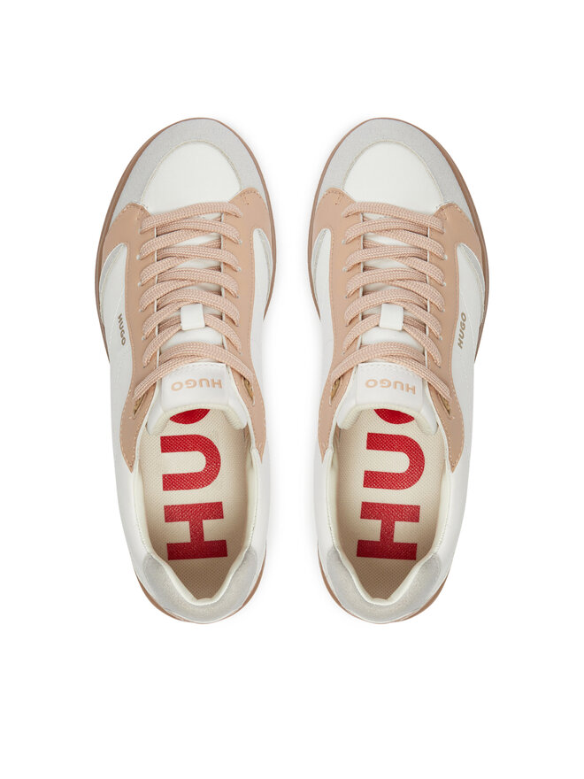 HUGO Sneakersy Hugo Riven 50523497 10263254 01 Biela