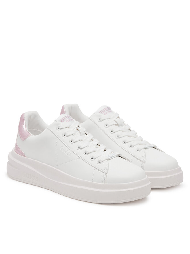 Guess Sneakers Guess FLJBIN LEA12 Alb