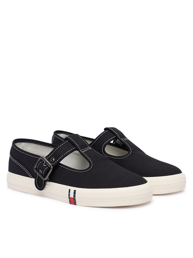 Tommy Jeans Sneakers aus Stoff Tommy Jeans Archive Y2K Mary Jane EN0EN03048 Schwarz