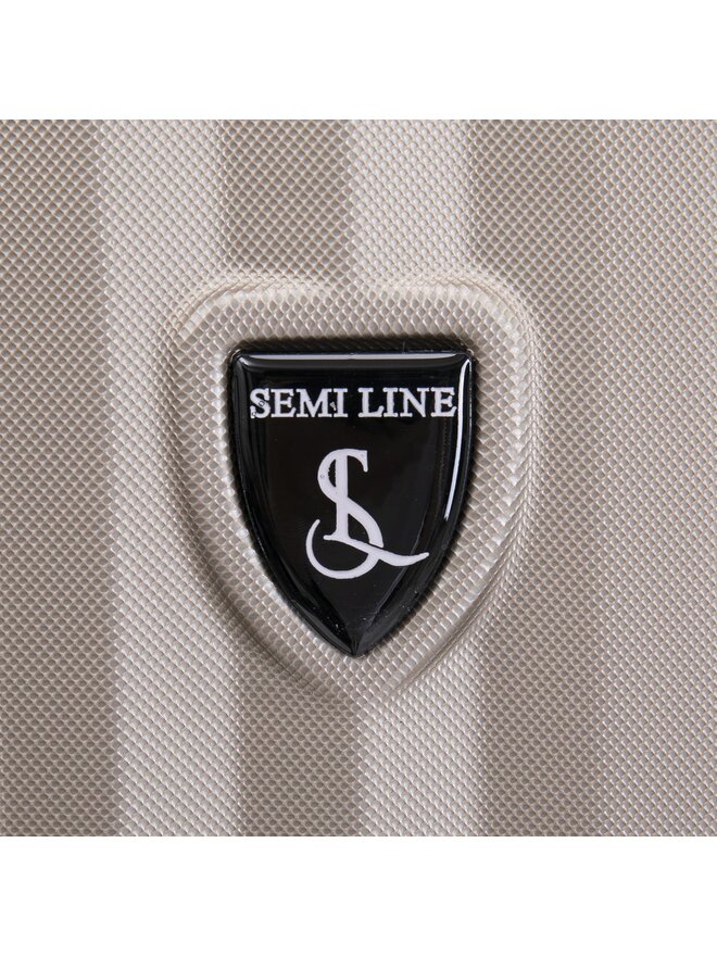 Semi Line Velký kufr Semi Line T5858-3 Zlatá