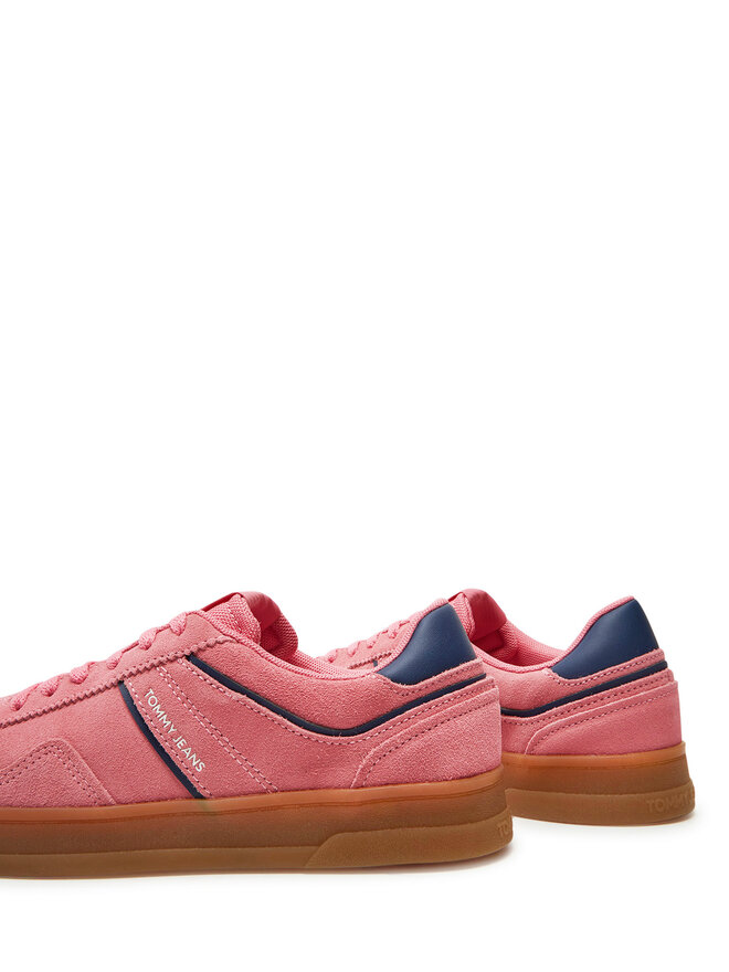 Tommy Jeans Снікерcи Tommy Jeans The Greenwich Suede EN0EN02696 Рожевий