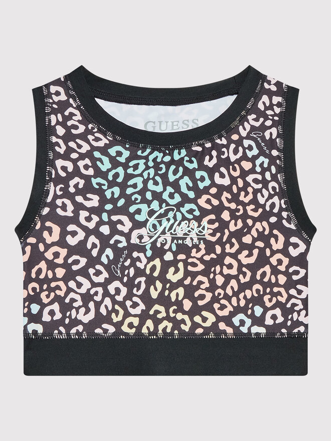 Guess Guess Marškinėliai J2YI31 MC01P Juoda Slim Fit