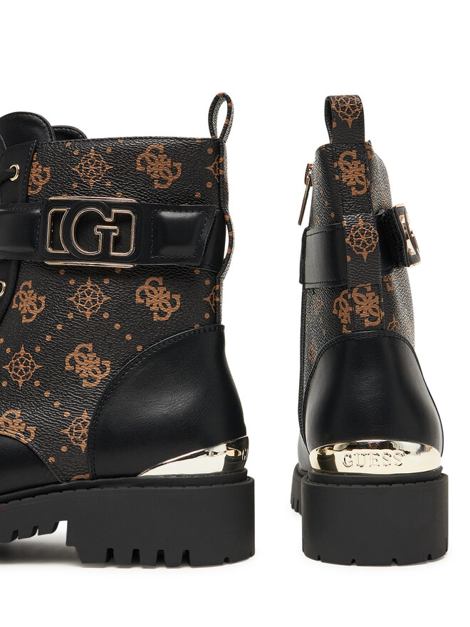 Guess Schnürstiefeletten Guess FLTORA FAL10 Schwarz
