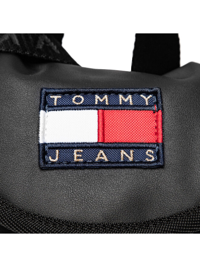 Tommy Jeans Handtasche Tommy Jeans Tjw Heritage Backpack Crossover AW0AW10900 Schwarz