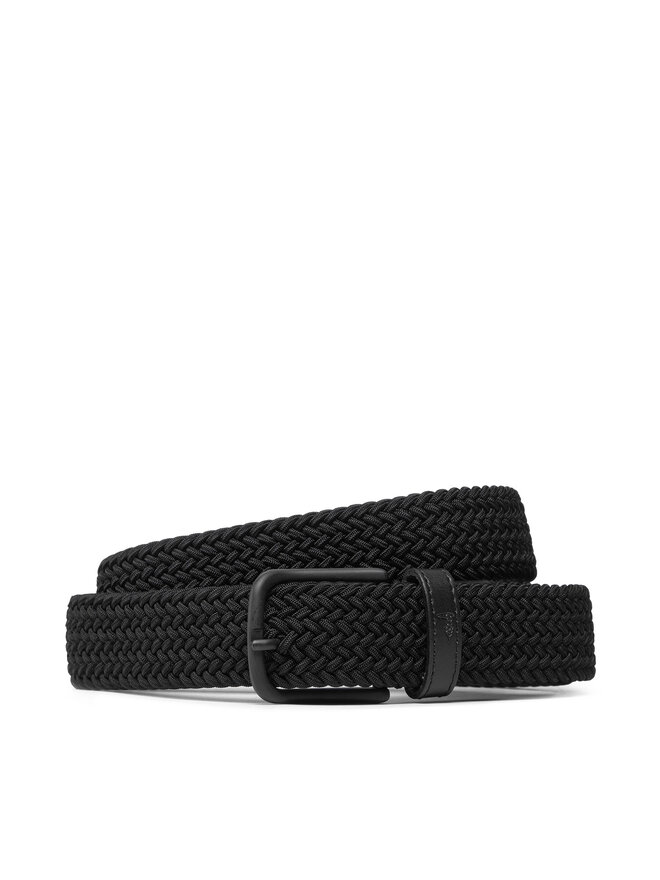 Trussardi Pasek Męski Trussardi Belt H3 5 Cm Matt 71L00171 Czarny