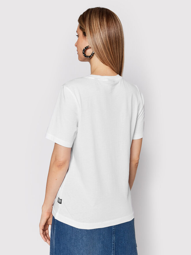 G-Star Raw G-Star Raw Marškinėliai Lyon D21661-4107-110 Balta Regular Fit
