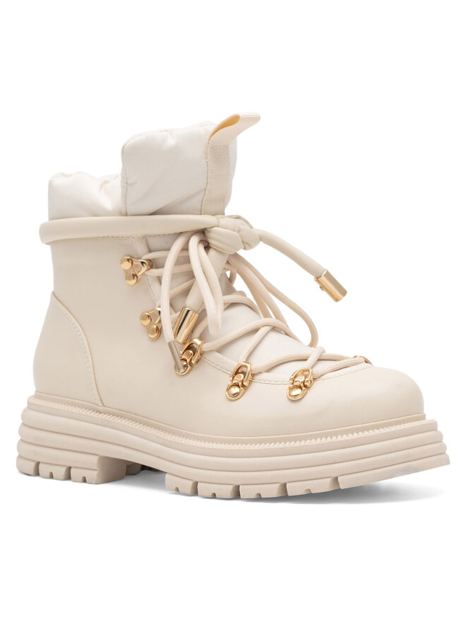 DeeZee Schnürstiefeletten DeeZee LEDA WS6126-09 Beige