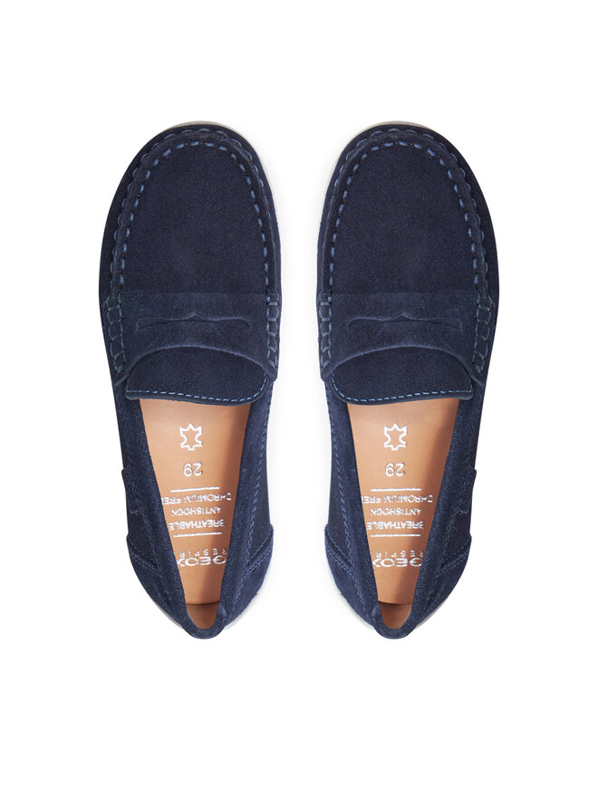 Geox Mokasíny Geox J New Fast Boy J826CA 00022 C4211 S Tmavomodrá