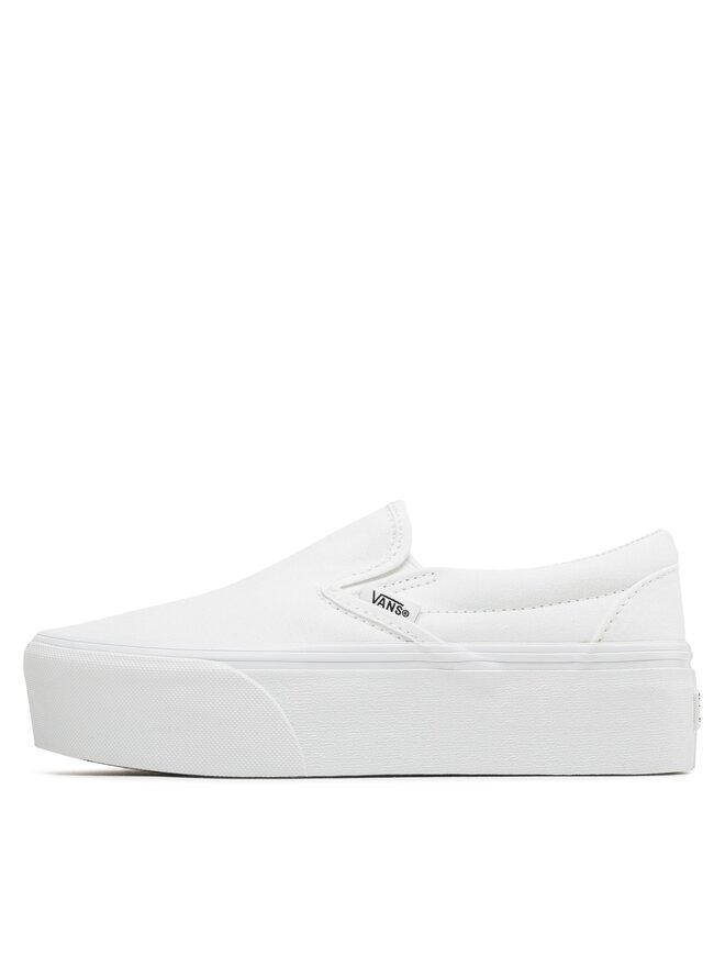 Vans platform sneakers white 2025