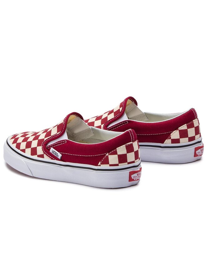 Zapatillas de tenis Vans Classic Slip On VN0A38F7VLW1 Guinda burdeos zapatos.es