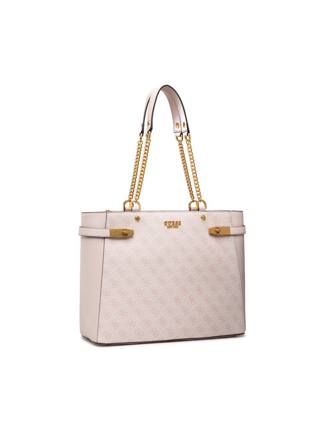Guess Rankinė Guess Zadie Logo Girlfriend Tote HWSA83 96230 Rožinė