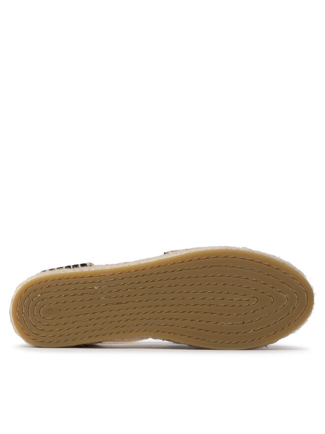 Tory Burch Еспадрили Tory Burch Woven Double Espadrille 140308 Черен