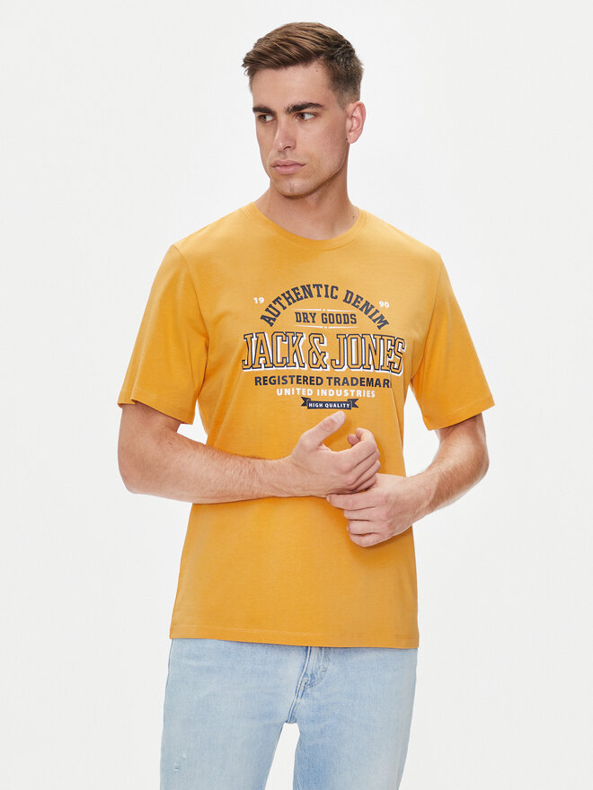 Jack&Jones Jack&Jones Camiseta Logo 12254862 Amarillo Standard Fit